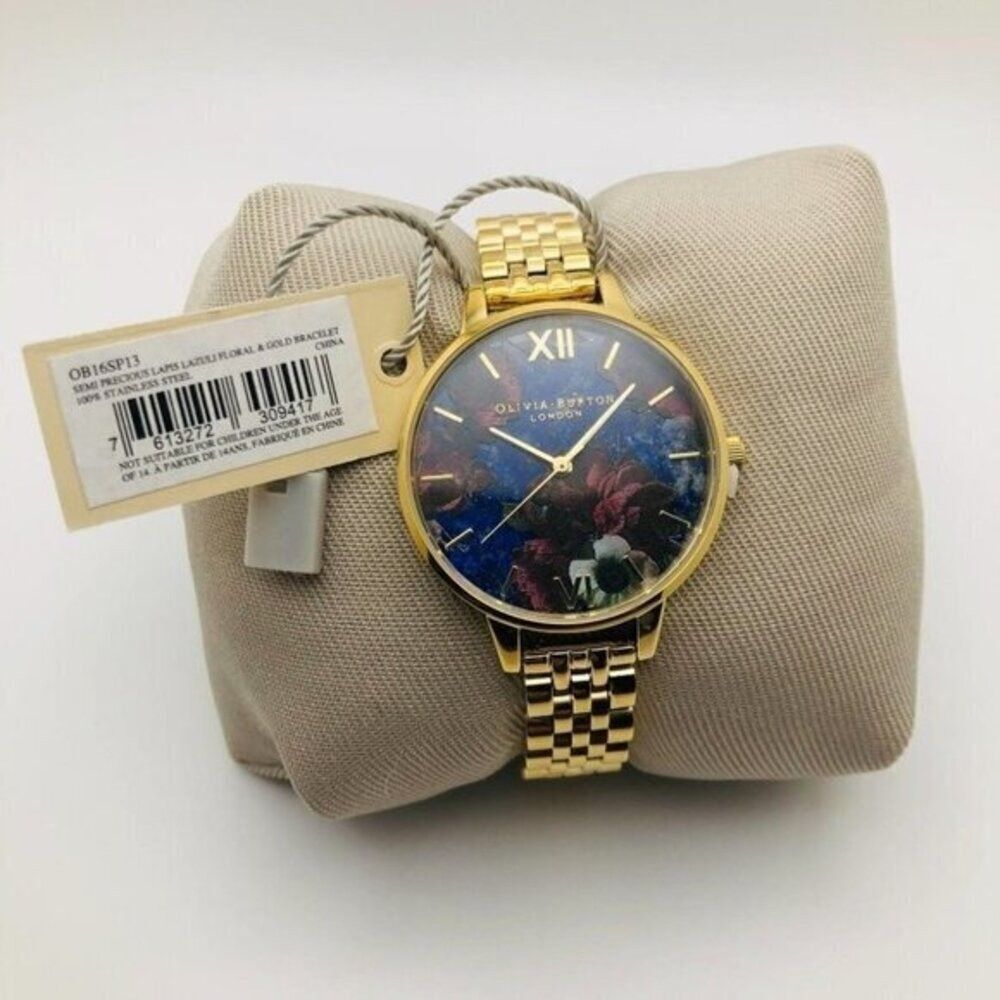 OLIVIA BURTON LONDON Women's Gold-Tone 100% Stainless Steel Bracelet Watch 34mm - Picture 1 of 9